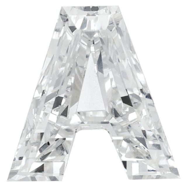 Lab-Grown Diamond Initial Pendant