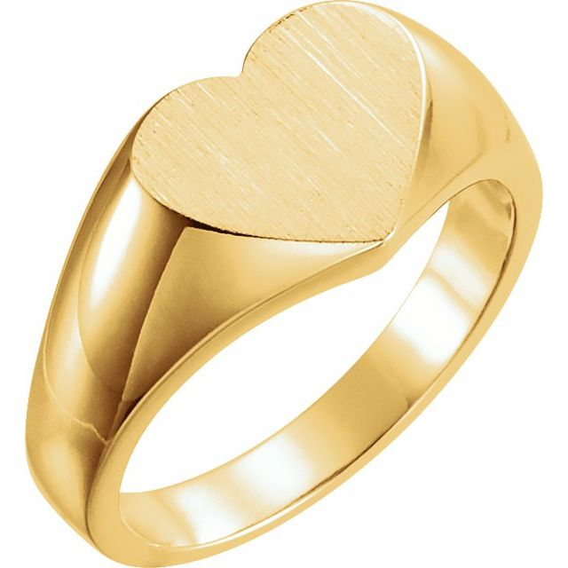 Heart Signet Ring