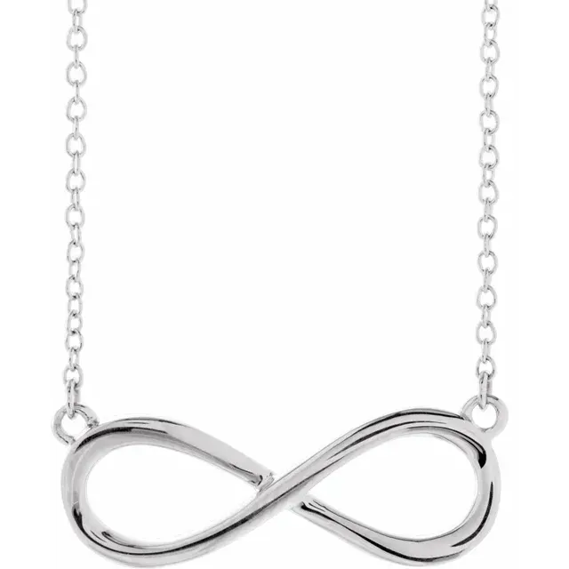 Infinity-Inspired 16-18" Necklace