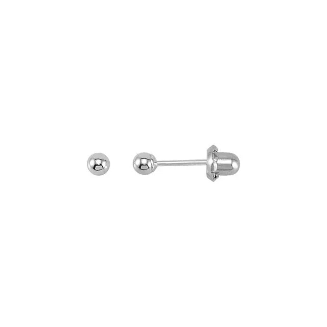 14K Ball Stud Earrings