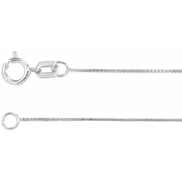 14K Gold .55 mm Box 7" Chain Bracelet