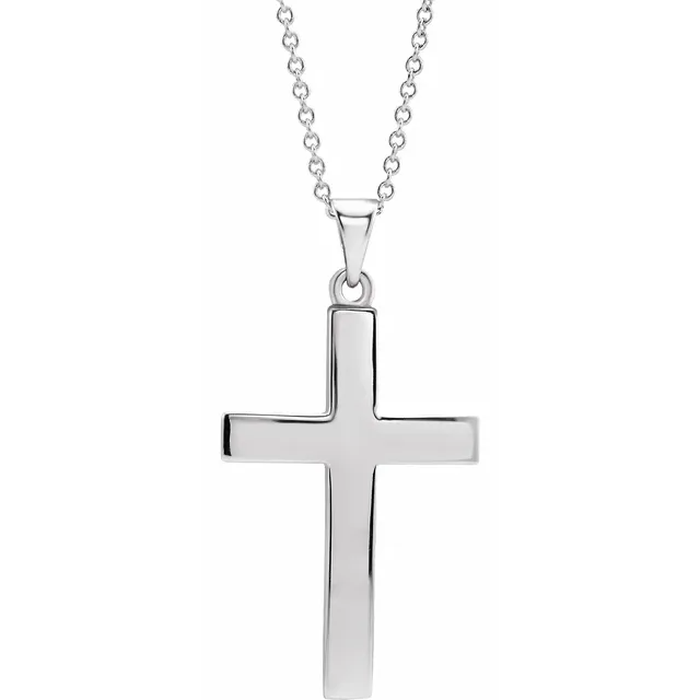 Simple Cross Pendant Necklace
