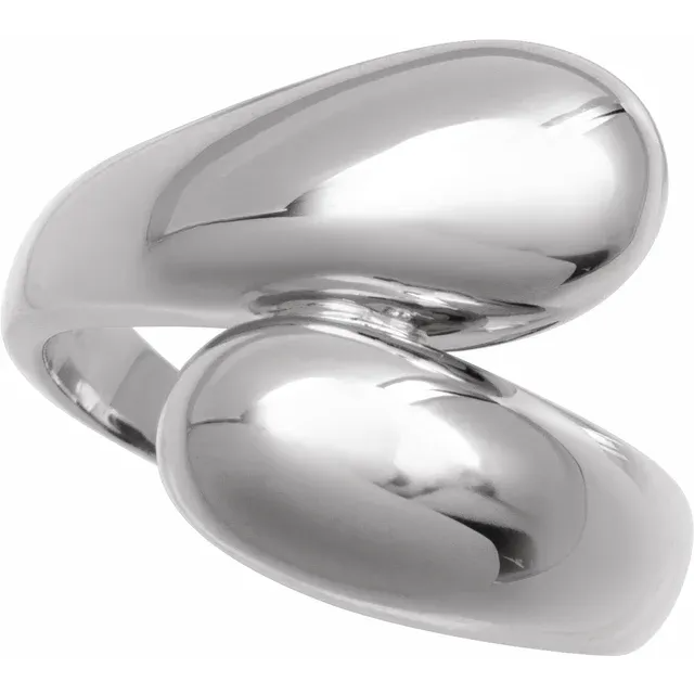 Chunky Gold Bypass Ring