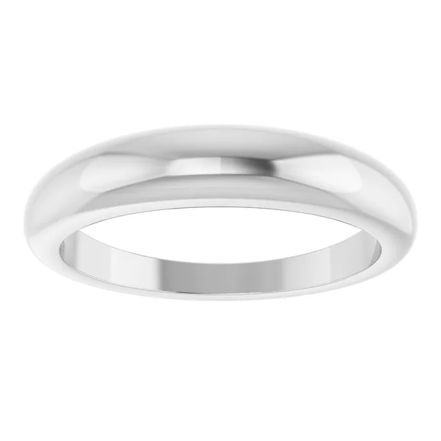 Polished Petite Dome Ring