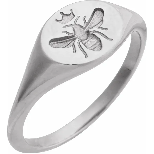 Queen Bee Signet Ring