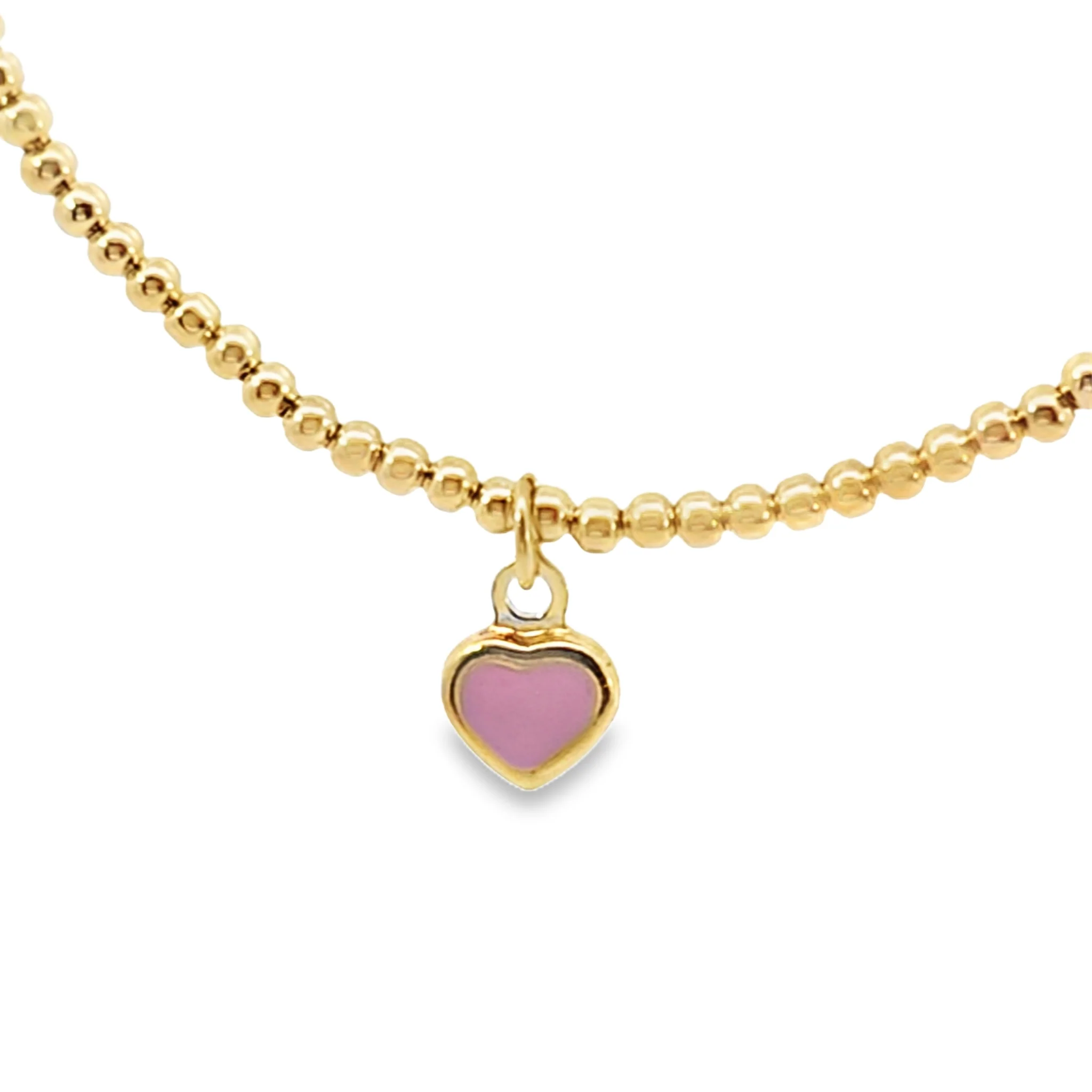 Bozkurt Charming Heart Pendant Bracelet