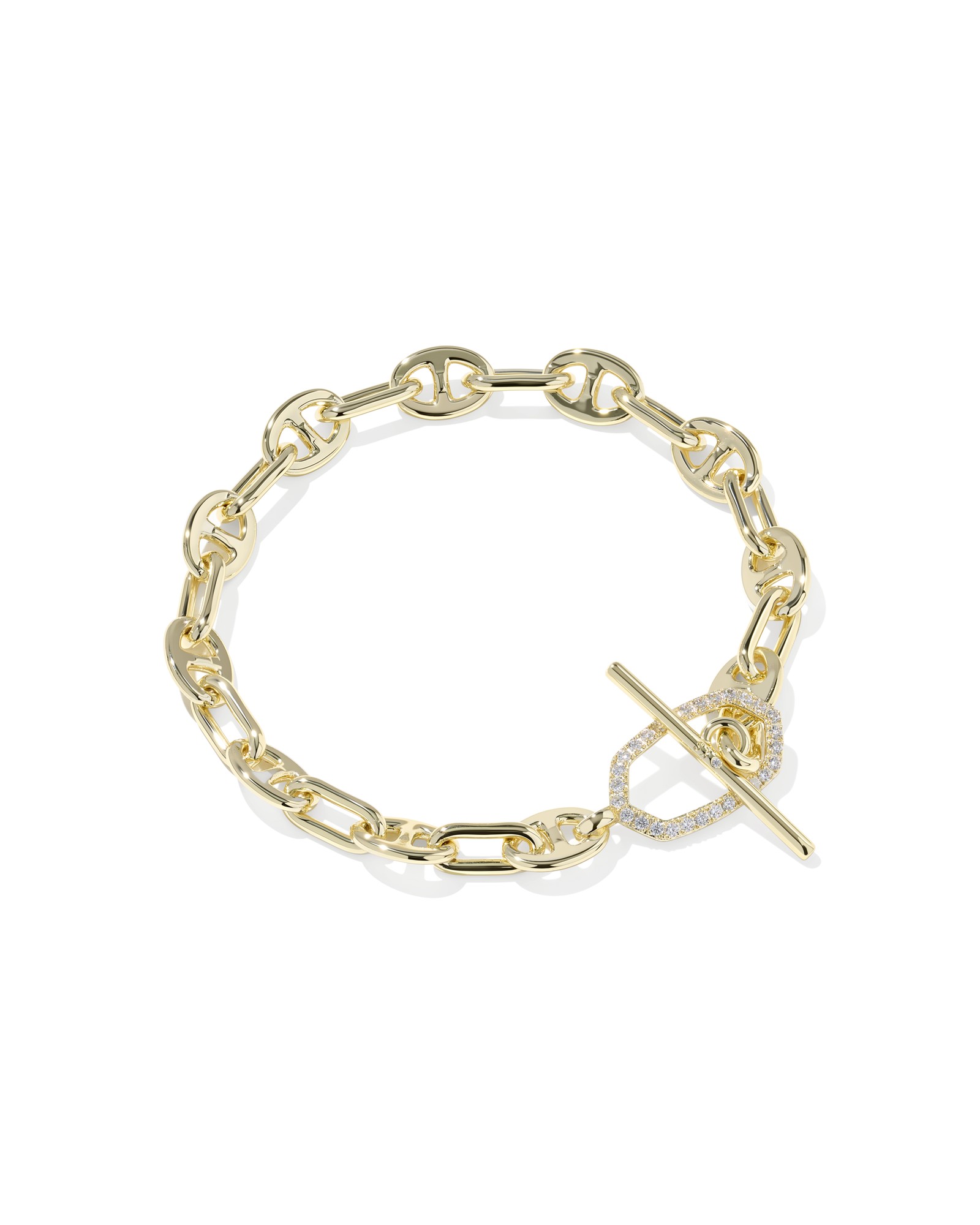 Elaina Toggle Link And Chain Bracelet
