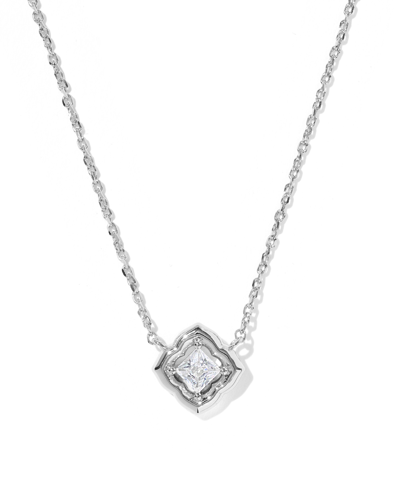 Mallory Crystal Short Pendant Necklace