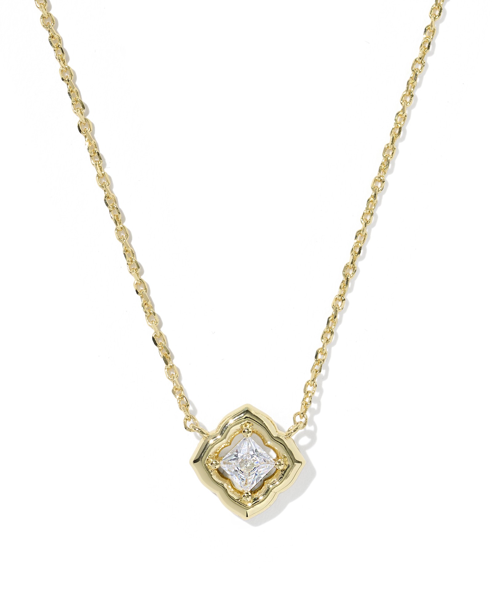 Mallory Crystal Short Pendant Necklace