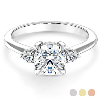 Magdalena Petite Three Stone Setting