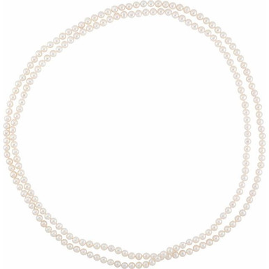 Diana Pearl Double Wrap Necklace