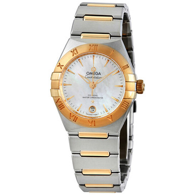 OMEGA Manhattan Automatic Mother of Pearl Ladies Watch