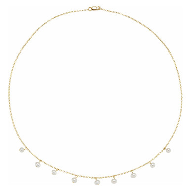 Zoey 14K Yellow Gold Pearl Necklace