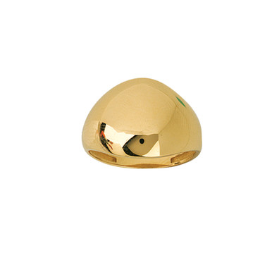 Elena 14K Yellow Gold Dome Ring