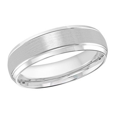 Xavier 14K Gold Satin Finish Wedding Ring