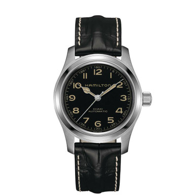 Hamilton 42MM Khaki Field Murph Auto Black Men's Watch