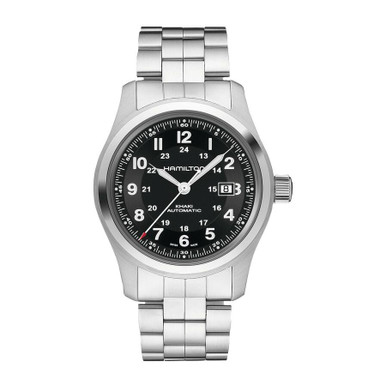 Hamilton 42MM Khaki Field Auto Black Men's Watch