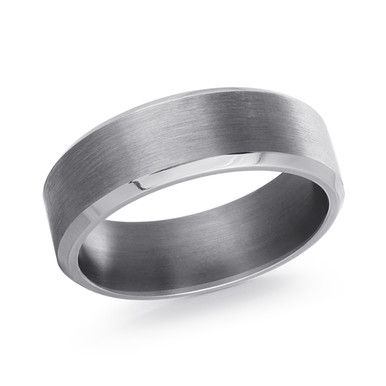 Caldwell Tantalum Satin Finish Wedding Ring