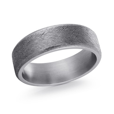 Remington Tantalum Wire Brush Wedding Ring