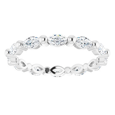 Peyton 14K Gold East-West Marquise Lab Grown Diamond Eternity Ring (1 2/5 TCW)