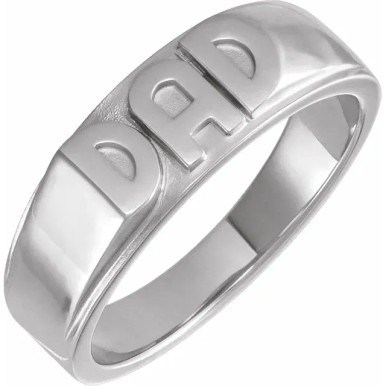 14K Gold 'DAD' Cigar Men's Ring