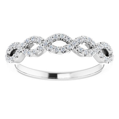 Darcy Criss Cross Diamond Wedding Ring (1/4 TCW)