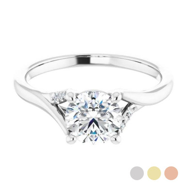 Tiana Accented Split Shank Setting