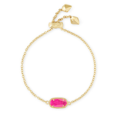 Kendra Scott Elaina Adjustable Chain Bracelet in Azalea Illusion