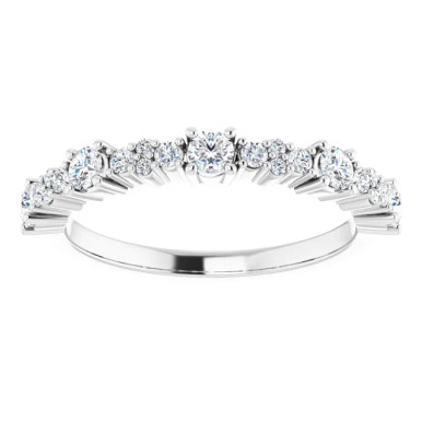 Louisa 14K Gold Round Diamond Anniversary Ring (1/2 TCW)