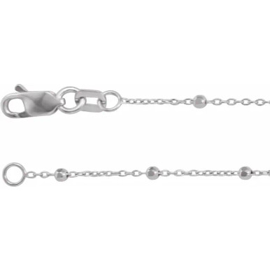 Jenna 14K Gold Beaded Cable Chain Bracelet