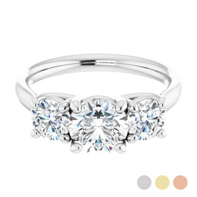 Gracelyn Three Stone Setting