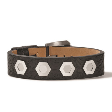 Bulova Stainless Steel Precisionist Studded Bracelet