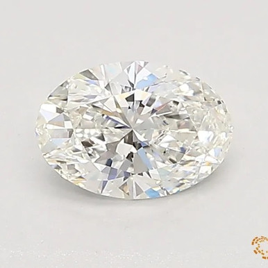 0.51CT Oval F VS2 Lab Grown Diamond 0027
