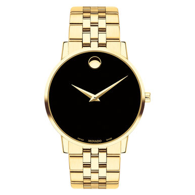Movado 40MM Museum Classic Gold Men's Watch