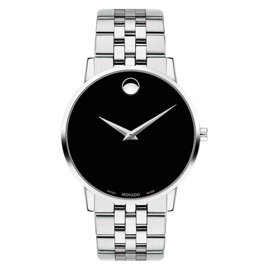 Movado 40MM Museum Classic Silver Link Men's Watch