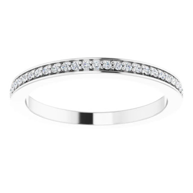 Harriette Straight Channel Set Diamond Wedding Ring (1/6 TCW)