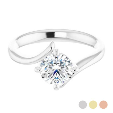 Tiffany Bypass Solitaire Setting