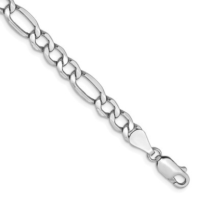 Chandler 14K Gold Semi-Solid Figaro Chain Bracelet