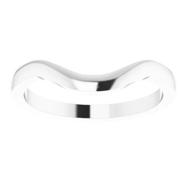 Leighton Curved Wedding Ring