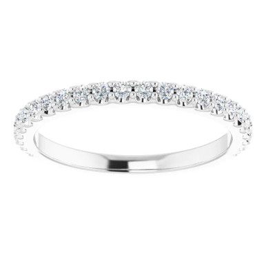 Camilla Straight Diamond Wedding Ring (3/8 TCW)