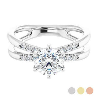 Jordana Split Shank Setting