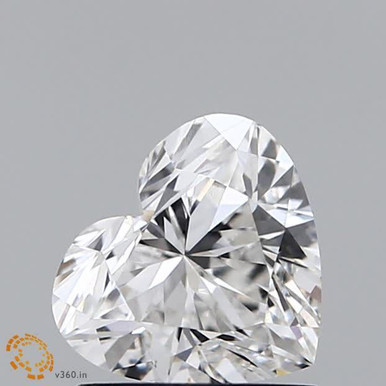 1.11CT Heart E VS1 Lab Grown Diamond 4278