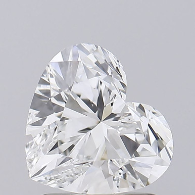 1.35CT Heart E VS1 Lab Grown Diamond 2836