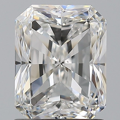 1.70CT Radiant F VS2 Natural Diamond 8060
