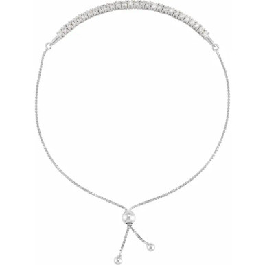 Beth 14K Gold Lab Grown Diamond Bolo Bracelet (1 TCW)