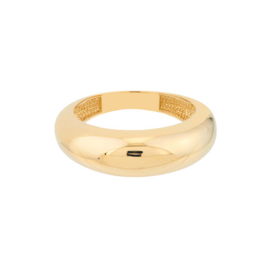 Leonna 14K Gold Domed Ring
