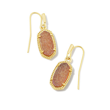 Kendra Scott Lee Drop Earrings in Spice Drusy