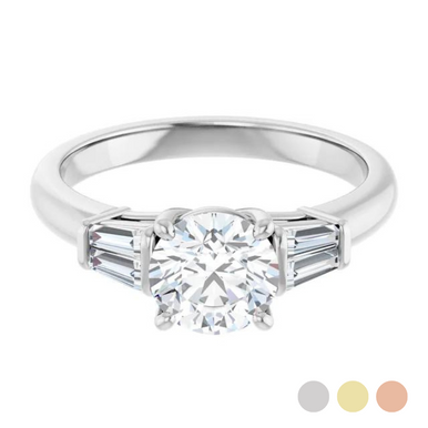 Margaret Three Stone Setting