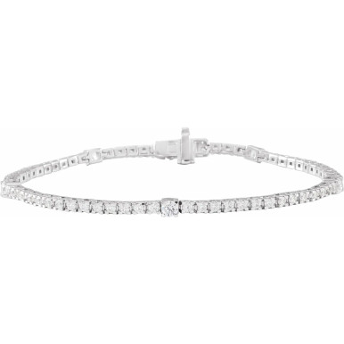 Sonja 14K Gold Lab Grown Diamond Tennis Bracelet (1 3/4 TCW)