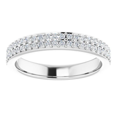 Madison Straight Diamond Wedding Ring (2/5 TCW)
